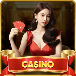Bàn Blackjack với các lá bài và người chia bài chuyên nghiệp